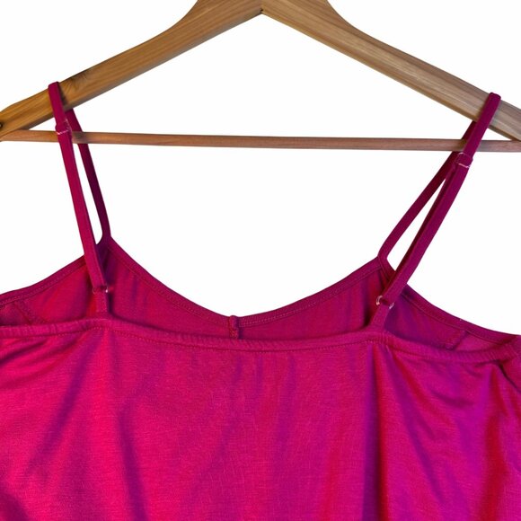 Xhilaration Womens Pink Sleeveless Romper Sz S Crochet-Pockets Comfy Feminine - Picture 11 of 12